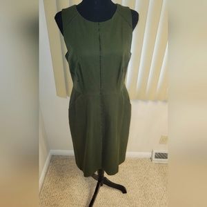 Hunter Green J Crew dress